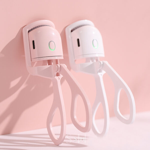 Eyelash Curler Portable Electric Heated Comb Eye Lash Long Lasting Eyelashes Curls Thermal Eyelash Curler Makeup Tools Heated Eyelash Curlers,Rechargeable Electric Eyelash Curler,Handheld Eyelash Heat - Image 4