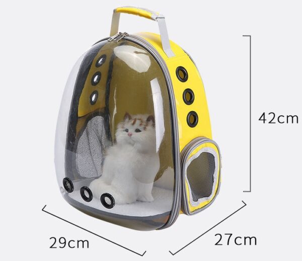 Portable Pet Puppy Backpack Carrier Bubble, New Space Capsule Design 360 Degree Sightseeing Rabbit Rucksack Handbag - Image 8